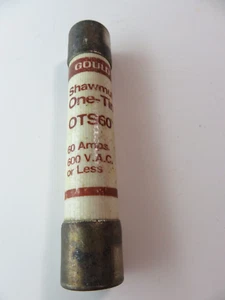 GOULD SHAWMUT OTS60 FUSIBILE MONOUSO 60A 600V - Foto 1 di 2