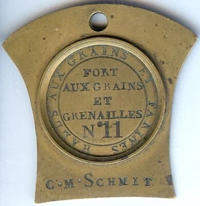 Berufsschild - PARIS Halls Grains C.M. SCHMIT Korn- und Strahlfest  - Bild 1 von 2