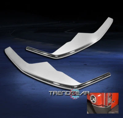 2006-2010 HUMMER H3 REAR BUMPER CORNER COVER TRIM MASK ABS CHROME 2007 2008 2009 - Image 1 of 2