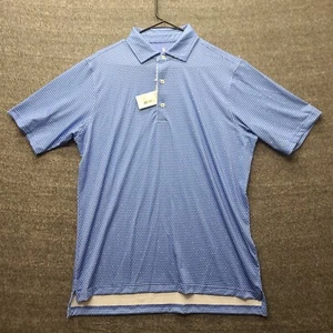 Fairway & Greene Golf Polo Mens M Oscar Print Jersey Golf Performance Stretch - Picture 1 of 11