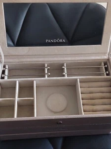 Pandora Limited Edition Jewellery Box With 2 Stackable Trays (Makes 3 Tier Box) - Picture 1 of 7