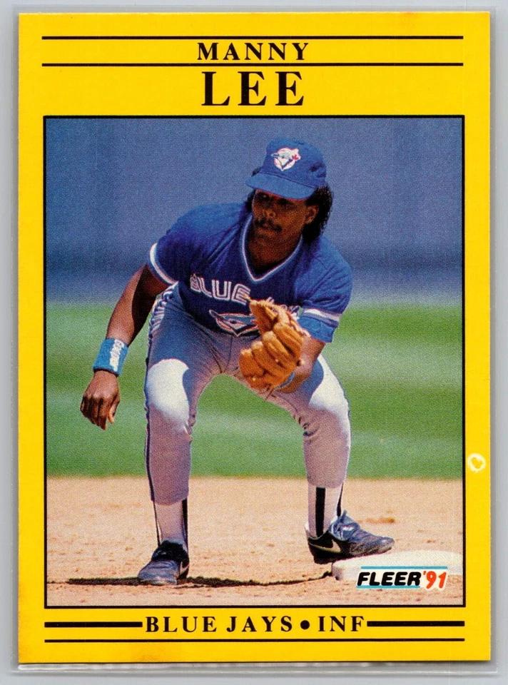 1991 Fleer - #179 Manuel Lee Toronto Blue Jays MLB Baseball Card - Image 1 of 2