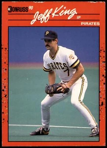Jeff King #480b 1990 Donruss - Picture 1 of 2