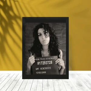 Póster Mugshot de celebridad Amy Jade Winehouse - impresión fotográfica - 500 - Imagen 1 de 3