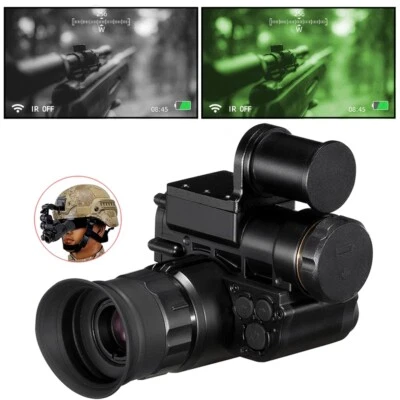 NVG10 1080P WiFi Monokular Nachtsichtbrille für die Jagd Beobachtung W / Mount - Bild 1 von 4