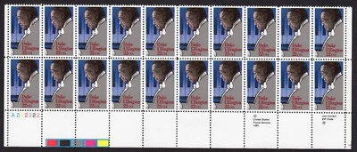 Scott #2211 Duke Ellington 22¢ Plate Block of 20 Stamps - MNH P#A222222 LL PC#3 - Image 1 of 2