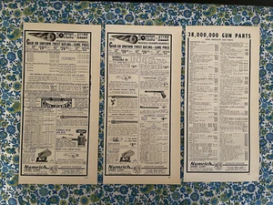 (3) Vintage 1966 Numrich Arms Corp New York Print Ad Guns And Parts Ad - Picture 1 of 9