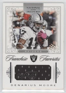 2012 Panini National Treasures Franchise Favorites Materials /99 Denarius Moore - Picture 1 of 3