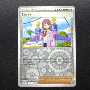 Lacey 114/131 Reverse Holo - Prismatic Evolutions - Pokemon TCG - Picture 1 of 3
