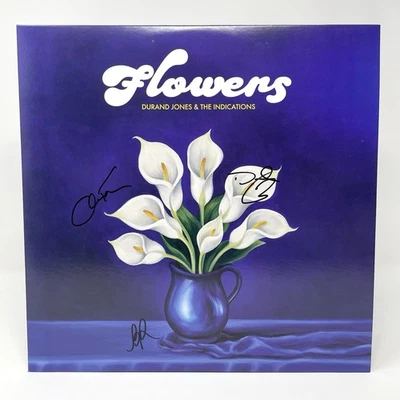 Durand Jones & The Indications SIGNED Flowers LP Vinyl *Read Description* - Image 1 of 4