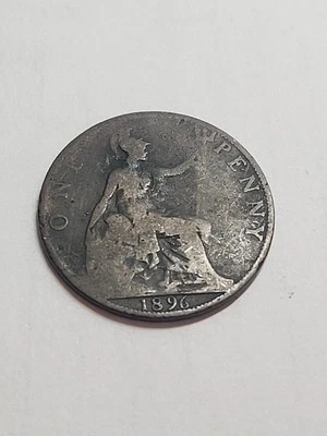 1896 GREAT BRITAIN ONE PENNY COIN - Lot BT684 - Image 1 of 2