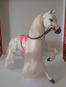 1991 Barbie Prince Horse / weißes Pferd Prinz mit rosa Mähne Vintage - Bild 1 von 5