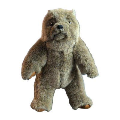 2010 The Manhattan Toy Co. Brown GRIZZLY BEAR Kodiak Stuffed Animal Plush 11" - Image 1 of 4