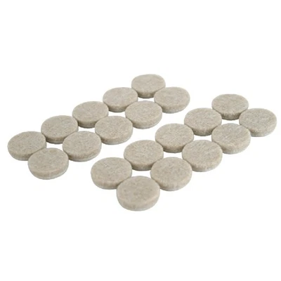 Deslizadores mágicos de 3/4 pulgadas Almohadillas de fieltro autoadhesivas de avena, (20 unidades) 63215 Magic Foto 1 de 2