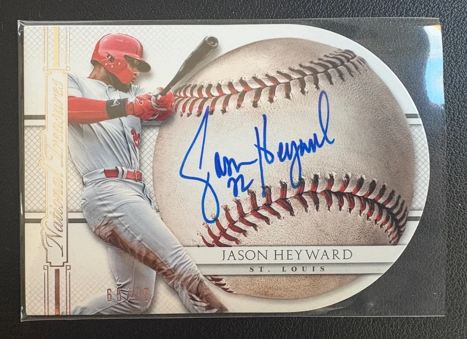 杰森·海沃德 2015 年国家宝藏亲笔签名模切 #/99 罕见 — 第 1/1 张图片