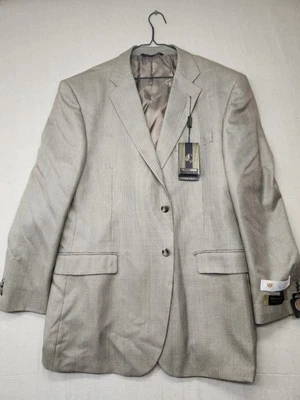 Jaqueta masculina de seda, lã, cashmere PRONTOMODA BRONZEADA NOVA COM ETIQUETAS - Imagem 1 de 4