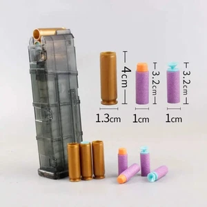 Foam EVA Soft Bullets for M416 Toy Gun Shell Ejecting Blaster QG421 - Picture 1 of 15