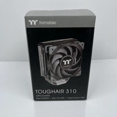Thermaltake TOUGHAIR 310 CPU Cooler, Single Tower, 4 Heat Pipes, 120mm Fan - New - Image 1 of 4
