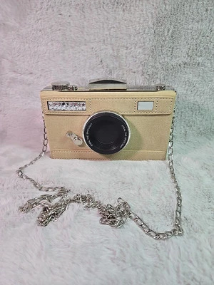 Bolso de mano beige caqui, bolso sin asas para cámara de fotos bolso novedoso Foto 1 de 4