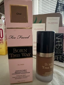Too Faced Born This Way Oil-Free Foundation In CHAI 1.0oz NIB - Picture 1 of 5