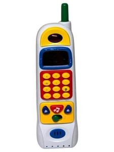 Vintage Megcos Kleinkind Lerntelefon Spielzeug Lichter Geräusche Musikalisch Pädagogisch - Bild 1 von 2