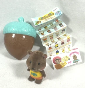 NUEVO LI'L WOODZEEZ SERIE 3 CABEZA BOBBLEEZ BENNY BEAVER #26 BELLOTA VERDE AZULADO CLARO - Imagen 1 de 11