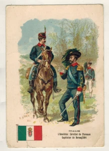Chromo-Stafette/Cavalier de Florence-Capt.Bersaglieri-Italy-D.bis.16 - Picture 1 of 2