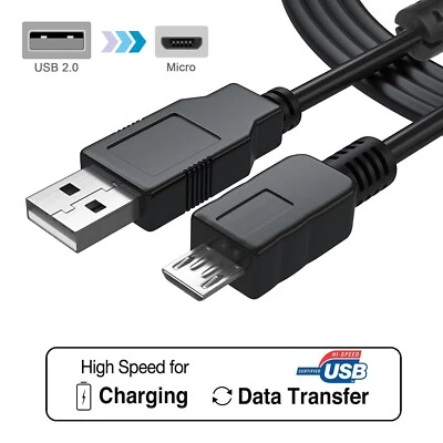 USB 2.0 A-Male to Micro B Charger Cable For PS4 Samsung Galaxy S7 Edge Note 5 LG - Image 1 of 4