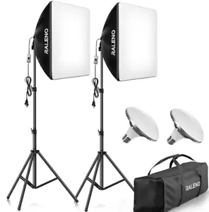 RALENO Softbox Lighting 20X20-Inch Kit - Picture 1 of 6