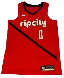 Nike NBA Rip City #0 Damian Lillard Blazers Swingman Men’s Jersey Size 44 Medium - Picture 1 of 6