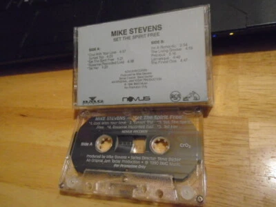 RARE PROMO Mike Stevens CASSETTE TAPE Set the Spirit Free jazz 10cc police cover - Image 1 of 2