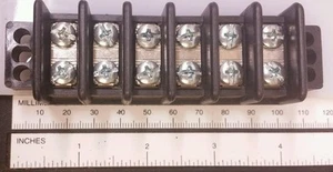 NEW MAGNUM TB3 TERMINAL STRIP DUAL ROW HIGH BARRIER 12 POLE 110MM FREE SHIP  - Picture 1 of 1