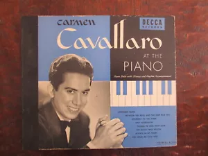 Carmen Cavallaro at the Piano DL 5206 Decca Records 1950 10” Vinyl Record - Picture 1 of 2