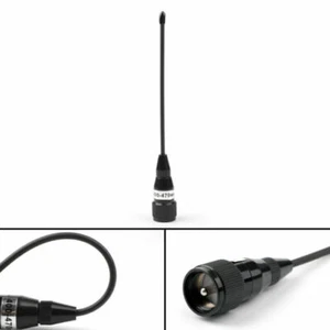 10W Uhf 400-470MHz Car Amateur Radio Rubber Short Antenna Pl259 Male Connector - Photo 1/10