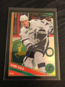 13/14 UPPER DECK OPC SAMI SALO BLACK RAINBOW PARALLEL 98/100 SP UD #381