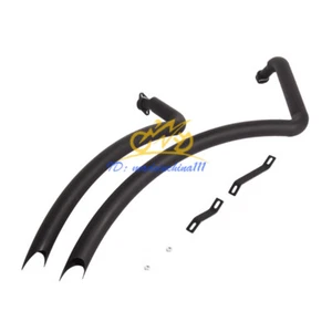 For Kawasaki Vulcan 900 Classic 2006-2024 Black Muffler Pipe Full Exhaust System - Picture 1 of 15