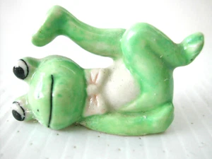 KLIMA E377 Miniature statuette en porcelaine - GRENOUILLE N° 3 FROG - Picture 1 of 3