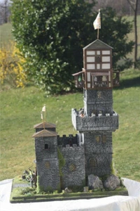 78023 Ritterburg Wolfenfels zu 7cm Sammelfiguren, Fertigmodell , History Tale - Picture 1 of 11