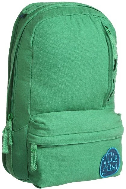 Volcom - Basis 14 Oz Canvas Slouch Bag - Green - Image 1 of 1