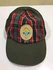 Webelos Boy Scout Hat Plaid Green 