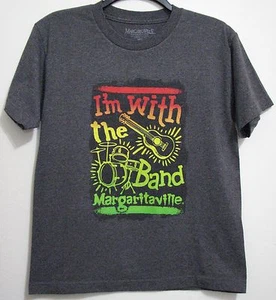 Margaritaville I'm With The Band Medium Youth grau Grafik T-Shirt 100 % Baumwolle - Bild 1 von 4