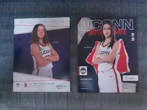 2023-2024 ASHLYNN & 2022-23 INES UCONN HUSKIES WOMENS BASKETBALL ROSTER CARDS - Picture 1 of 6