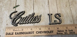 Original 1980 - 1981 Oldsmobile Cutlass LS Fender Emblem Badge Nameplate 80 81  - Picture 1 of 13