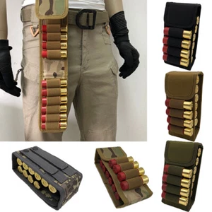 Molle Shotgun Shell 12GA Gauge Holder Tactical Ammo Carrier Pouch for Hunting - Picture 1 of 15