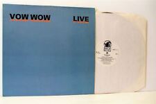 VOW WOW live LP EX-/VG+, PBL 102, vinyl, album, heavy metal, hard rock, uk, 1987