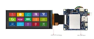 Pantalla HMI inteligente inteligente UART TFT LCD tipo barra 400x960 de 3,99 pulgadas - Imagen 1 de 8