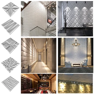 PVC 3D Wandplatte Deko Wand Deckenfliesen Verkleidung Tapete Wasserdicht - Bild 1 von 88