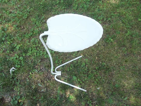 Vintage Mid Century Modern Iron Salterini 21 3/4" Lily Pad Table - 3 AVAILABLE Cover