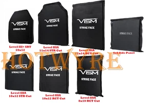 NEW -VISM Level IIIA PE Ballistic Soft Panels Strike Face Made in USA - NEW - Picture 1 of 9