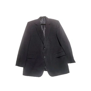 JOS A BANK jacket blazer sport coat 100 cashmere 2 button single vent black 46LG - Picture 1 of 24